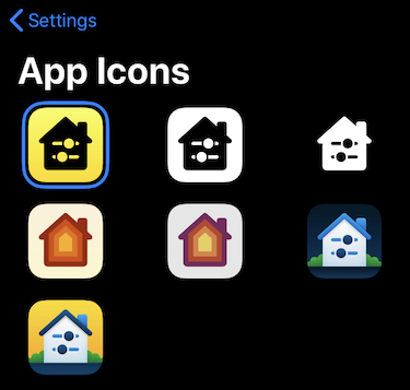 App icons