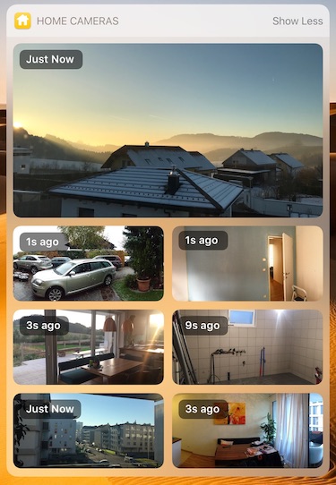 Home Camera Widget